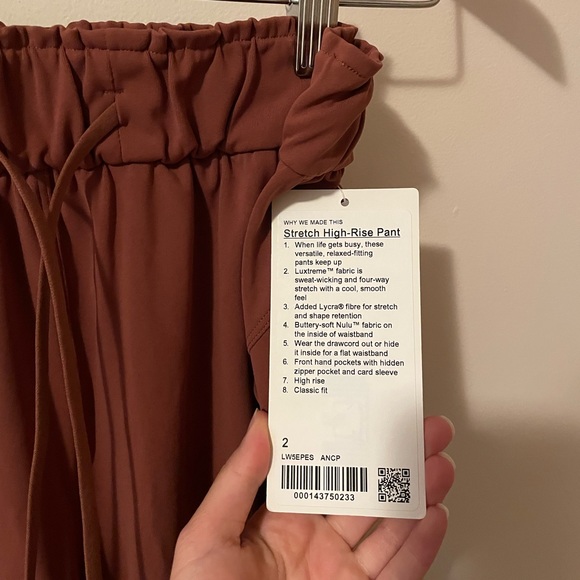 🍋 LULULEMON - BNWT Stretch High-Rise Pant (2) - Picture 4 of 4